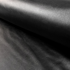 Stretch Leather foiled Unicolour Black