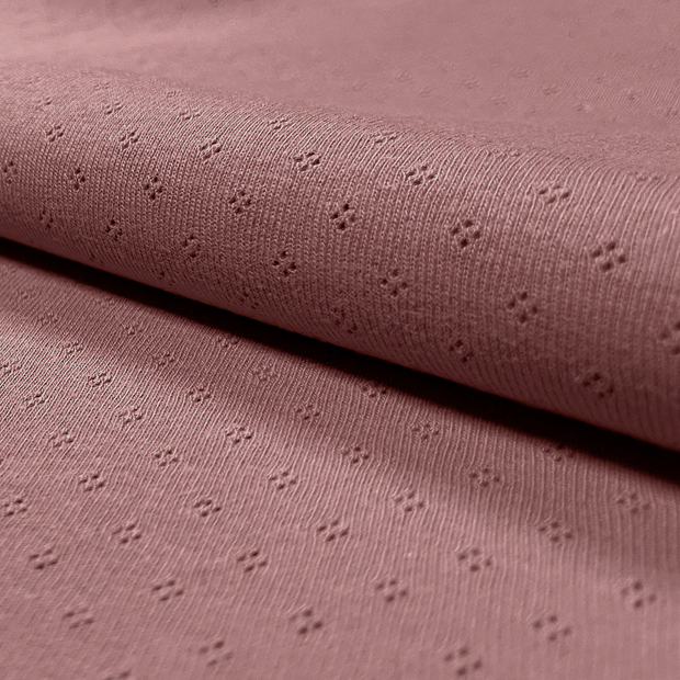 Pinpoint fabric Unicolour Mauve