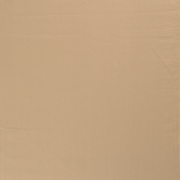 Rib Jersey fabric Camel matte 