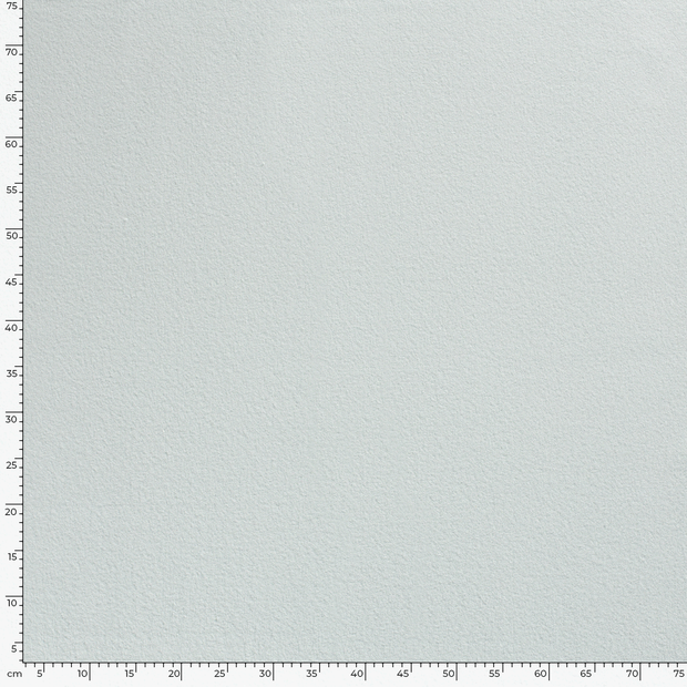 Cotton Fleece fabric Unicolour Ice Blue