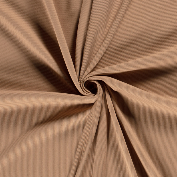 Rib Jersey fabric Nutmeg 