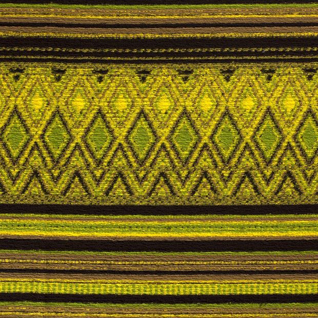 Heavy Knit fabric Green matte 