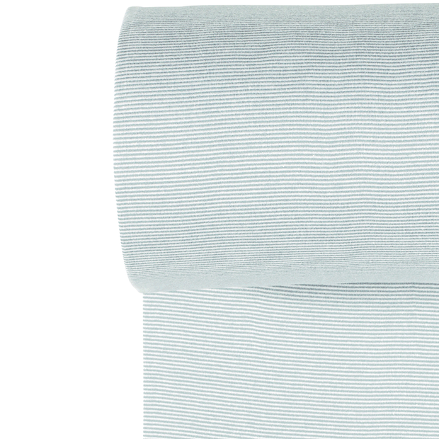 Cuff Material Yarn Dyed fabric Stripes Ice Blue