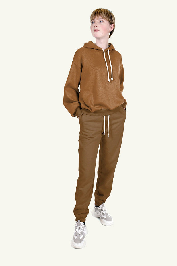 Jogging fabric Unicolour Caramel