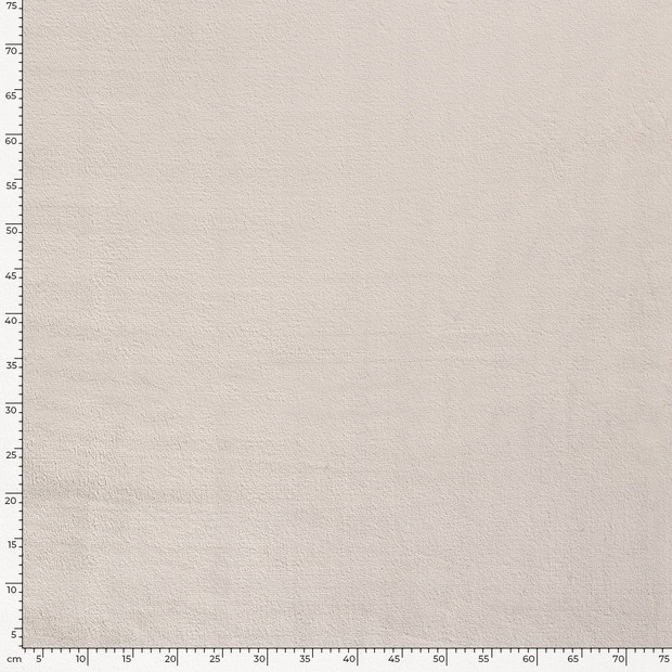 Coral Fleece fabric Unicolour Light Grey
