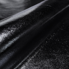 Lamé foiled Unicolour Black