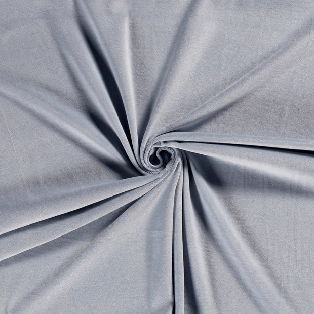 Nicky velours fabric Baby Blue 