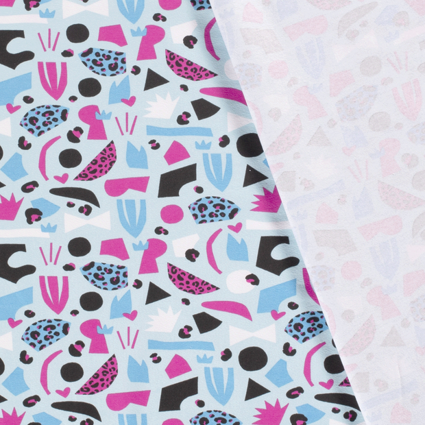Jersey fabric Abstract printed 