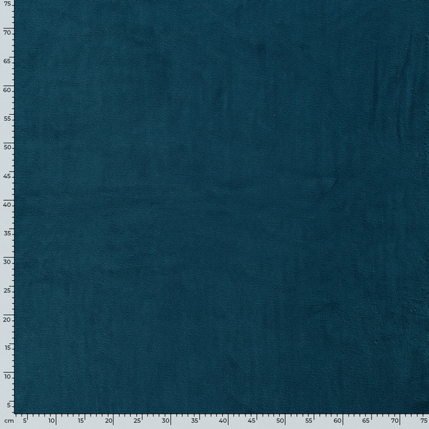 Wellness Fleece fabrik Uni Petrol