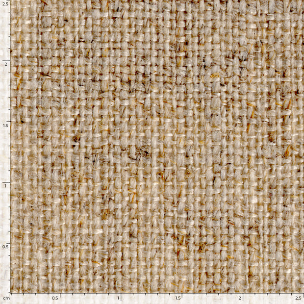 Leinen fabrik Uni Beige