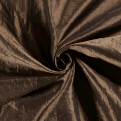 Taffeta crushed Unicolour Brown Taupe