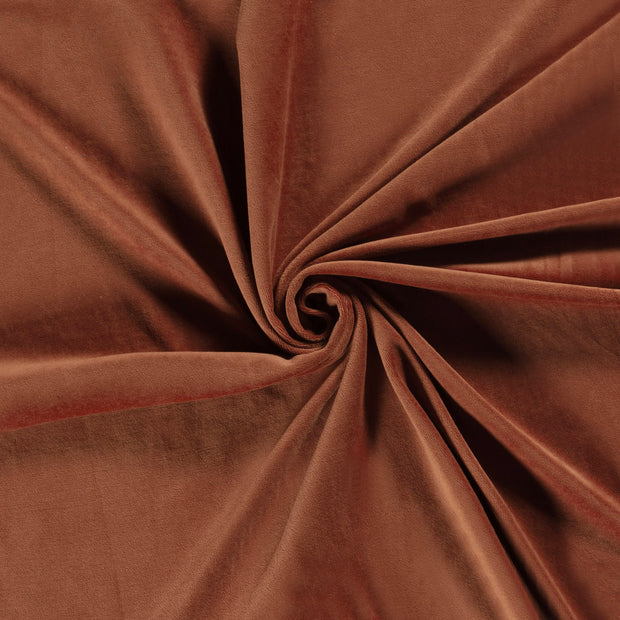 Nicky velours fabric Old Pink 