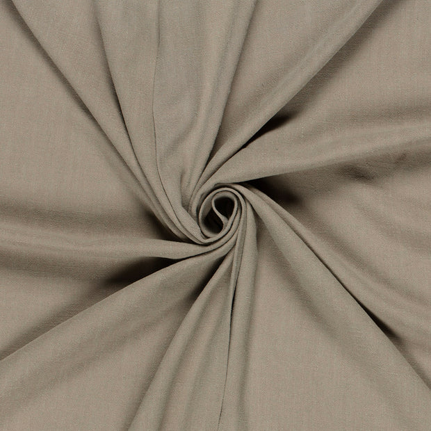 Woven Viscose Linen fabric Olive Green slub 