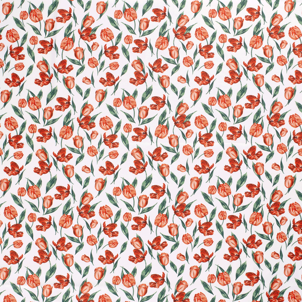 Cotton Poplin fabric Optical White matte 