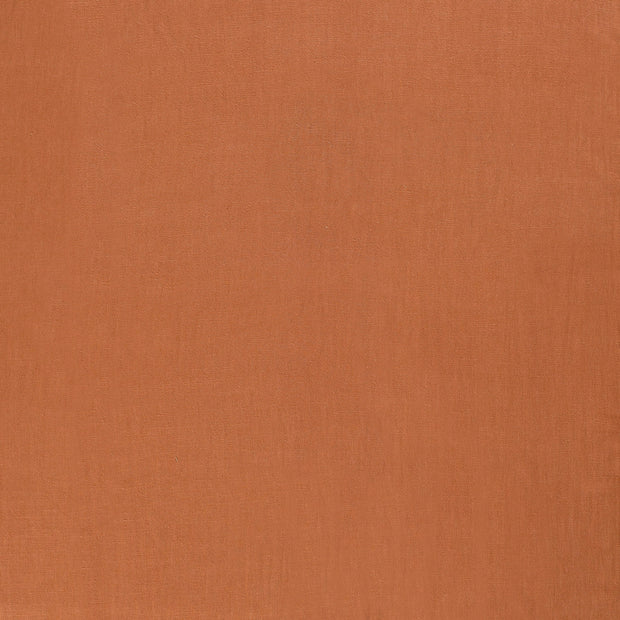 Woven Viscose Linen fabric Brown matte 