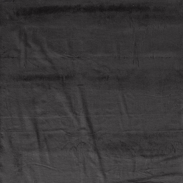Jumbo Cord Stretch 6w fabric Dark Grey matte 