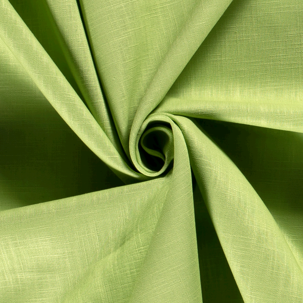 Lino tela Unicolor Verde lima