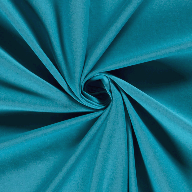 Jersey fabric Unicolour Turquoise