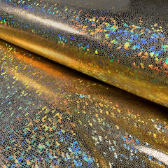 Lamé foiled Snakes Gold