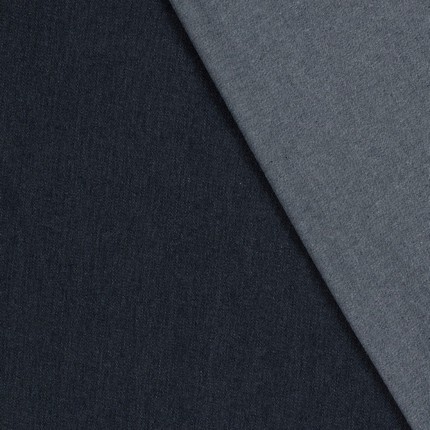 Denim fabric Unicolour pre-washed 