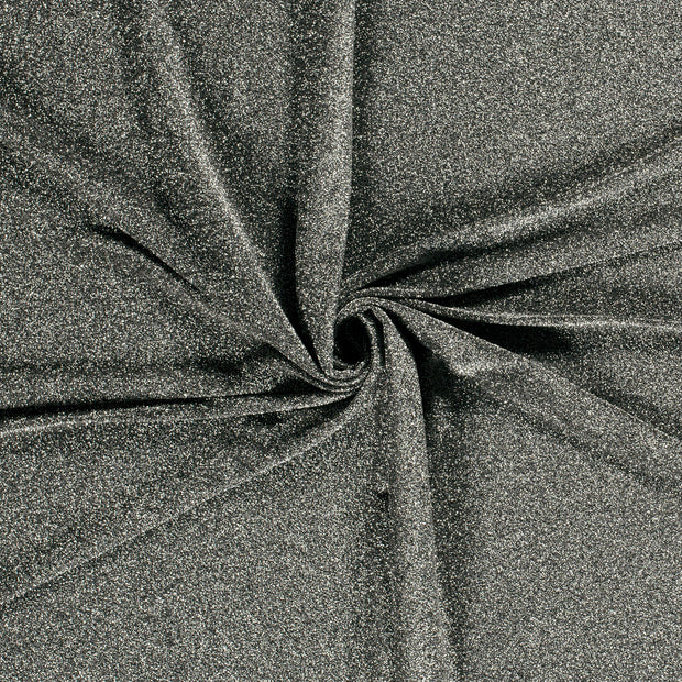 Lamé fabric Black Lurex 
