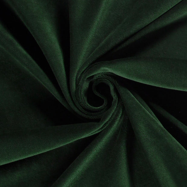 Nicky velours tissu Unicolore Vert foncé