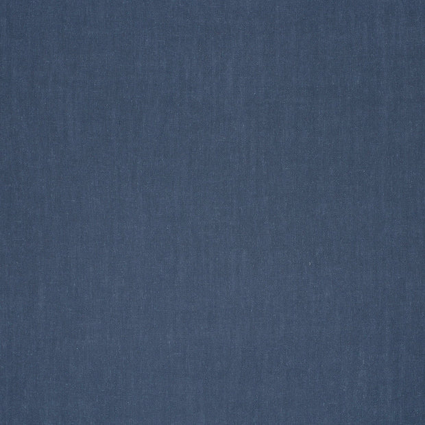 Woven Viscose Linen fabric Steel Blue matte 