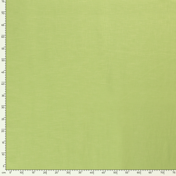 Lino tela Unicolor Verde lima