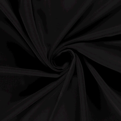 Moss Crêpe Unicolour Black