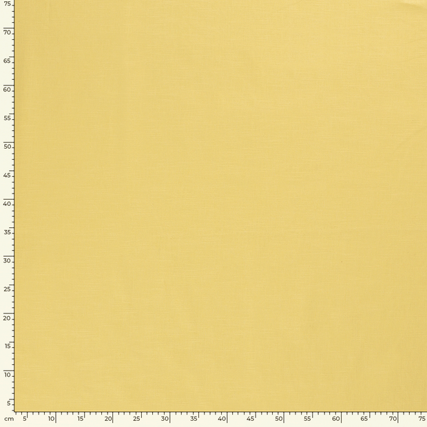 Lin tissu Unicolore Jaune