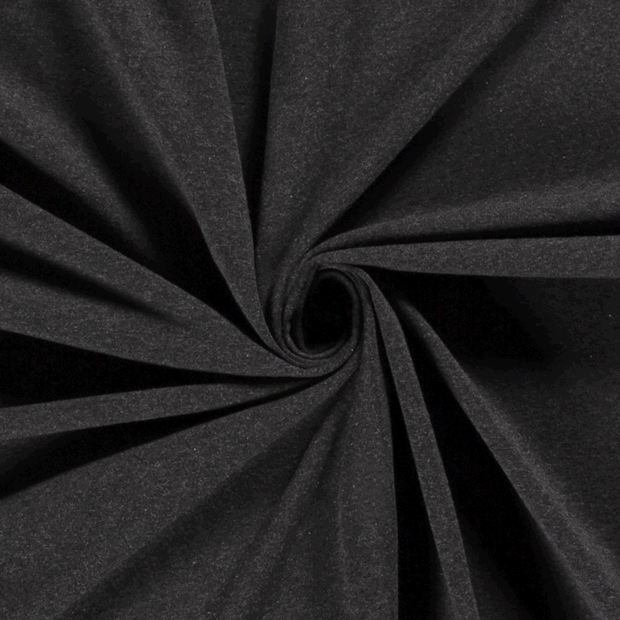 Jersey fabric Unicolour Dark Grey