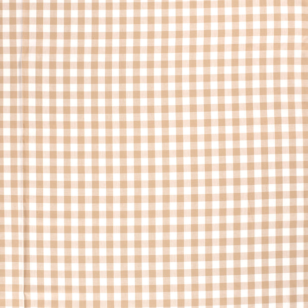 Cotton Poplin fabric Camel matte 