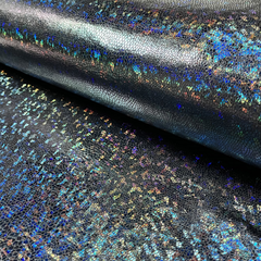 Lamé foiled Snakes Black