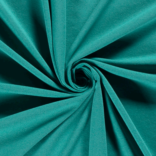 Jersey fabric Unicolour Turquoise
