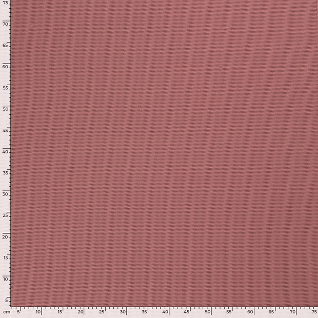 Waffle piqué fabric Unicolour Old Pink