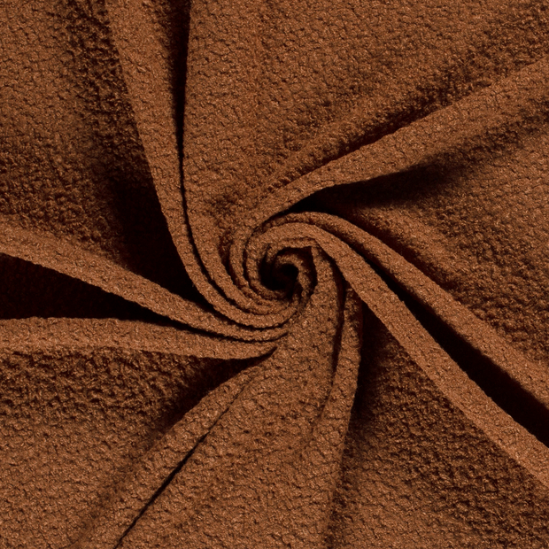 Bouclé fabric Brique 