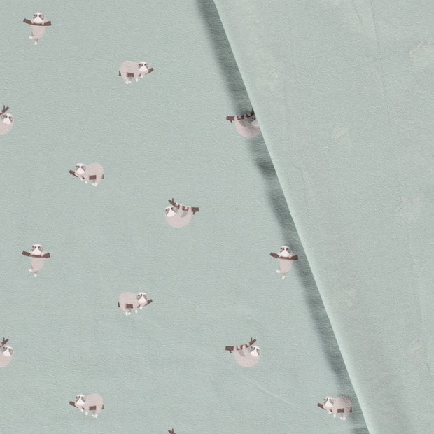 Jersey fabric Animals printed 