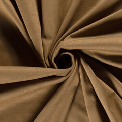 Suede leather Unicolour Camel