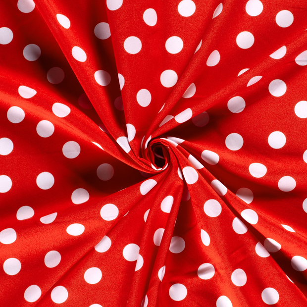 Power Stretch fabric Red printed 