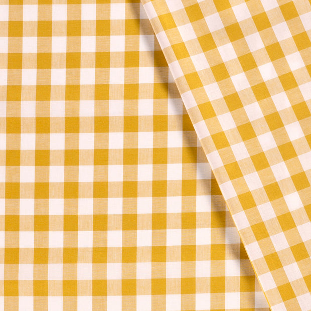 Cotton Poplin fabric Checks yarn dyed 