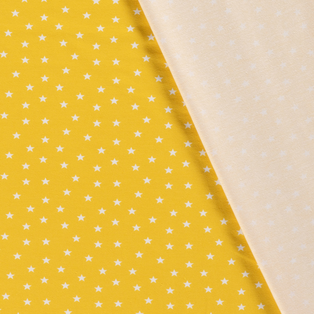 Jersey fabric Stars printed 