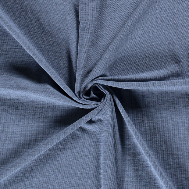 Heavy Knit fabric Indigo slub 