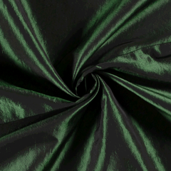 Taffeta crushed Unicolour Dark Green