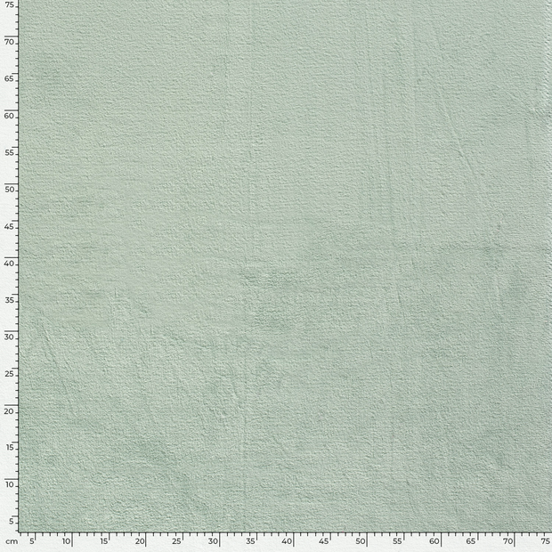 Polaire Doudou tissu Unicolore Menthe