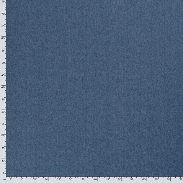 Jeans Stretch fabrik Uni Indigoblau