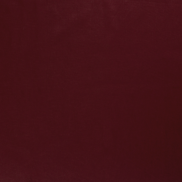 Linen fabric Wine red matte 