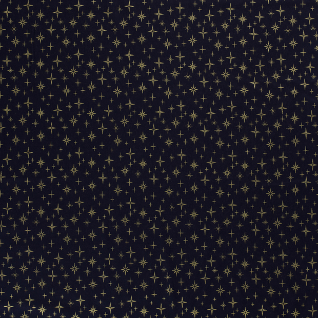 Cotton Poplin fabric Indigo 