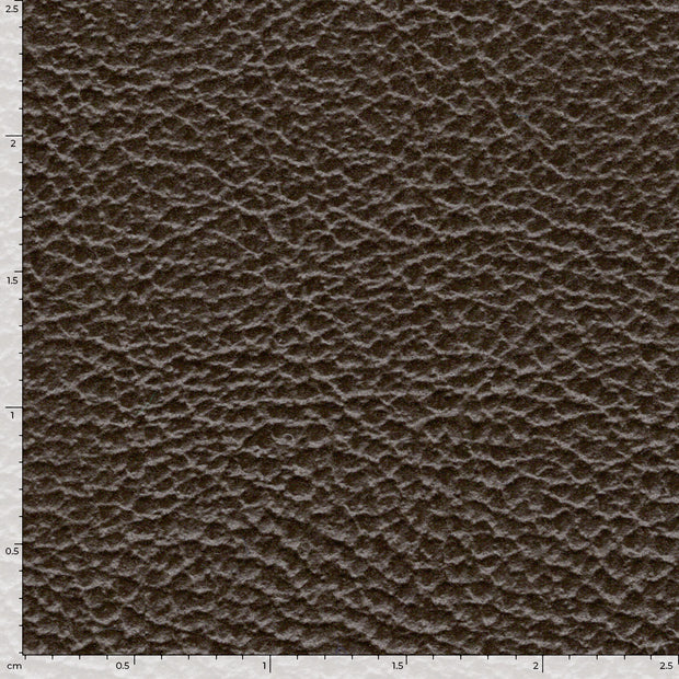 Artificial Leather fabric Unicolour Dark Brown