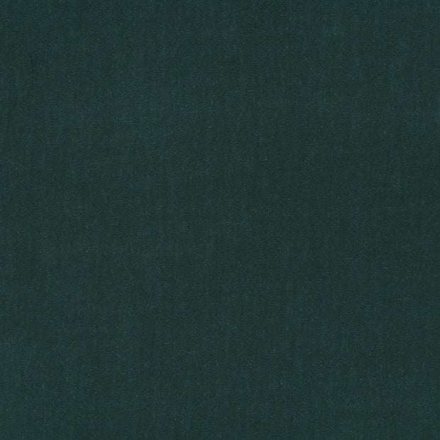 Woven Viscose Linen fabric Dark Green matte 