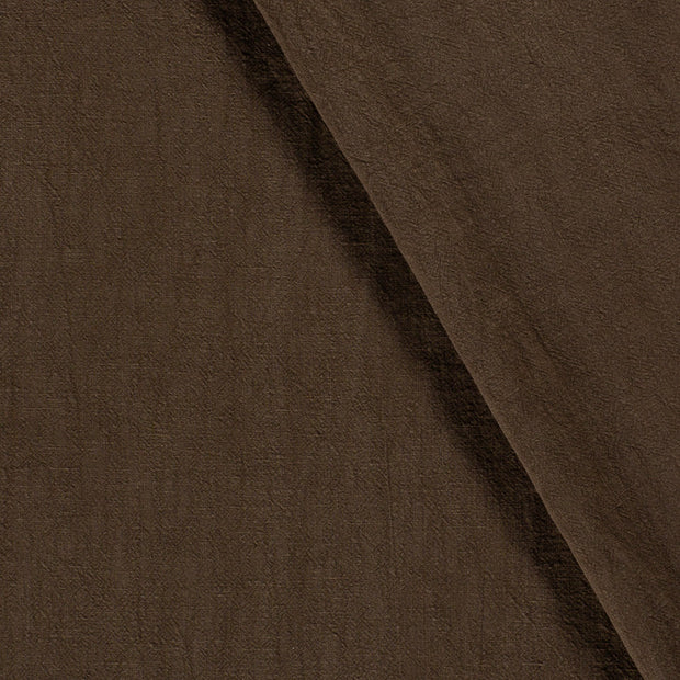 Linen fabric Unicolour stone washed 